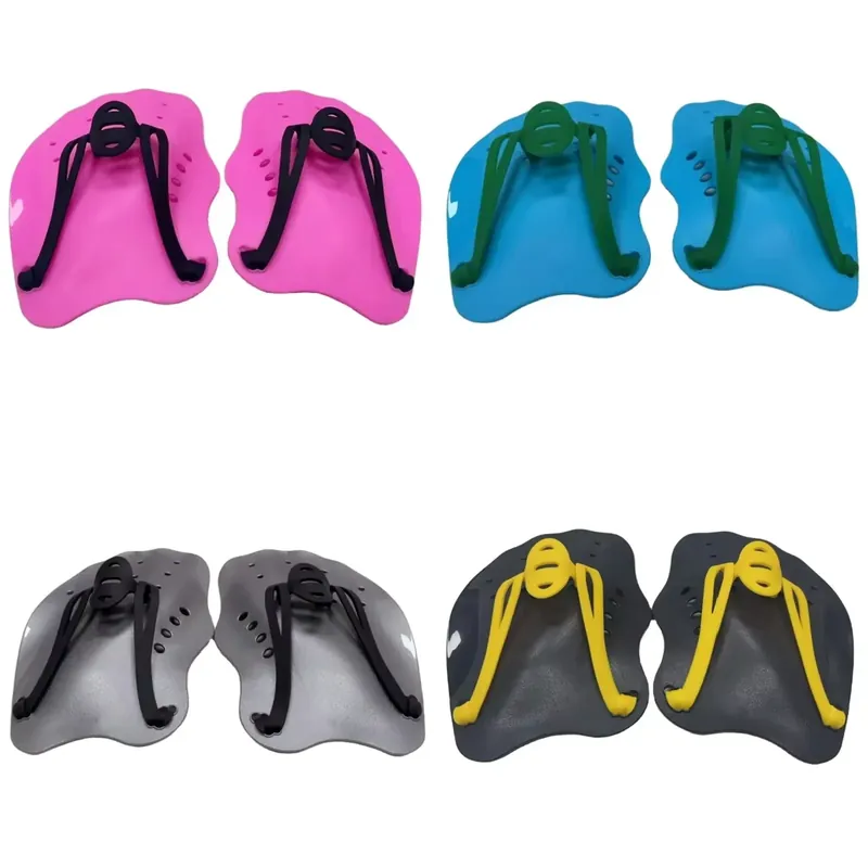 Swim Fin Short Blade - シリコン製ショートブレードスイムフィン 大人用 フルフットトレーニングフィン 水泳フィットネスやウォーターエアロビクス用