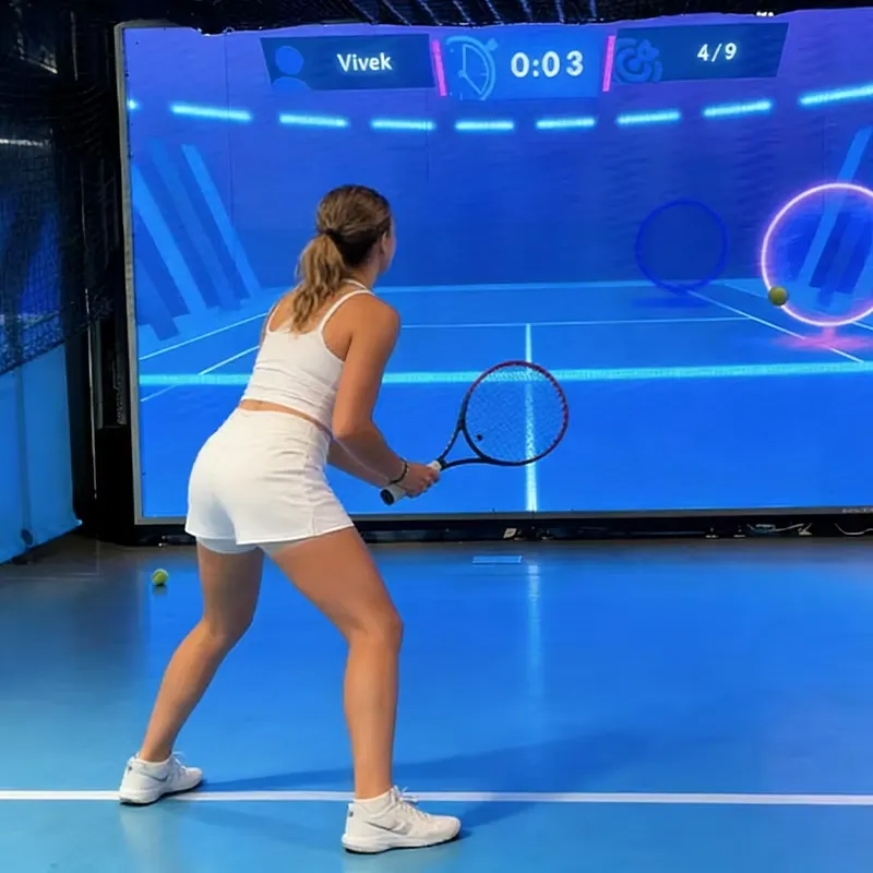 Sports Equipment Shop - AR屋内シミュレートテニスインタラクティブプロジェクション拡張現実ゲームデジタルスポーツトレーニング機器（ショッピングモール向け）