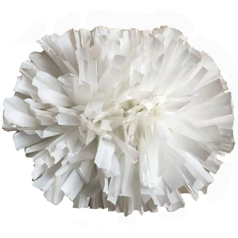 Cheerleading Pom Pom - Whenanスポーツホワイトスチャーリーディングママ、32cm、2ピース、カラーフリーコンビネーション、高品質チェスト、無漂白