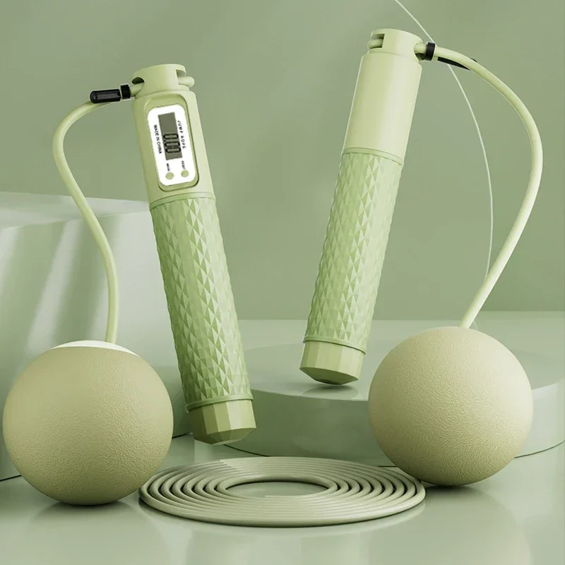 Sports Equipment Website - 2.8m フィットネススポーツジャンプロープ ロープなし 減量 筋トレ インテリジェント電子カウントジャンプ