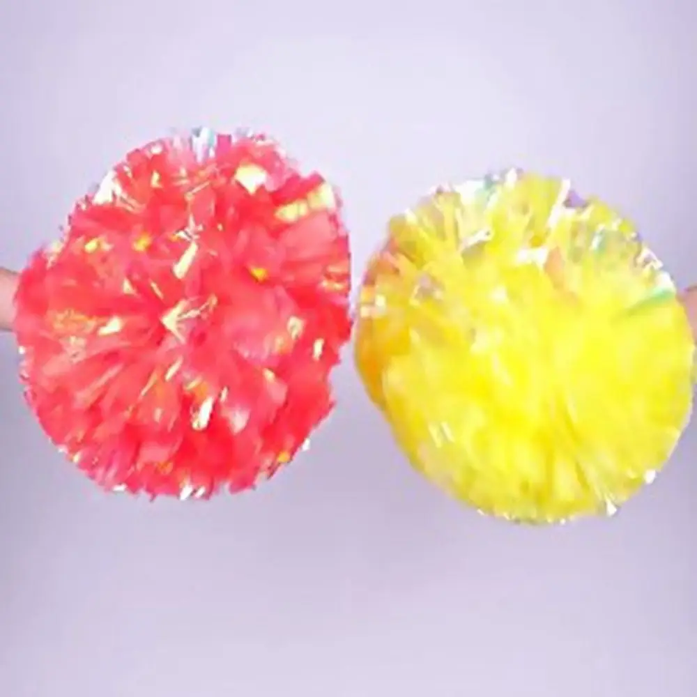 新しい32*30cmゲームポンポン9色展開、チアリーディング - Cheerleading Pom Pom のレビューと価格