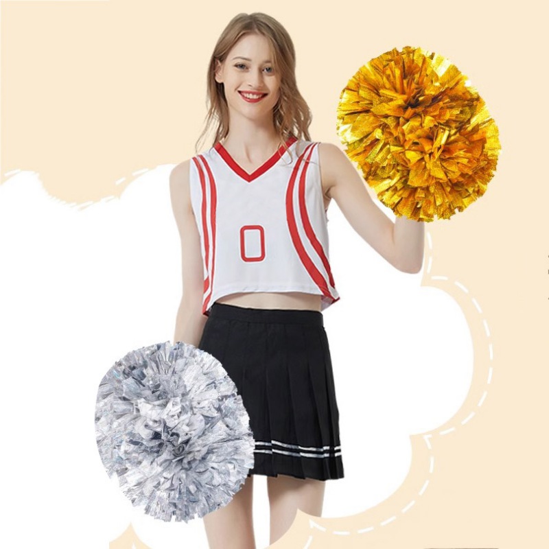競技、ゲームクラブの競合、通勤ボール、花、マッチ、音声ダンス - Cheerleading Pom Pom のレビューと価格