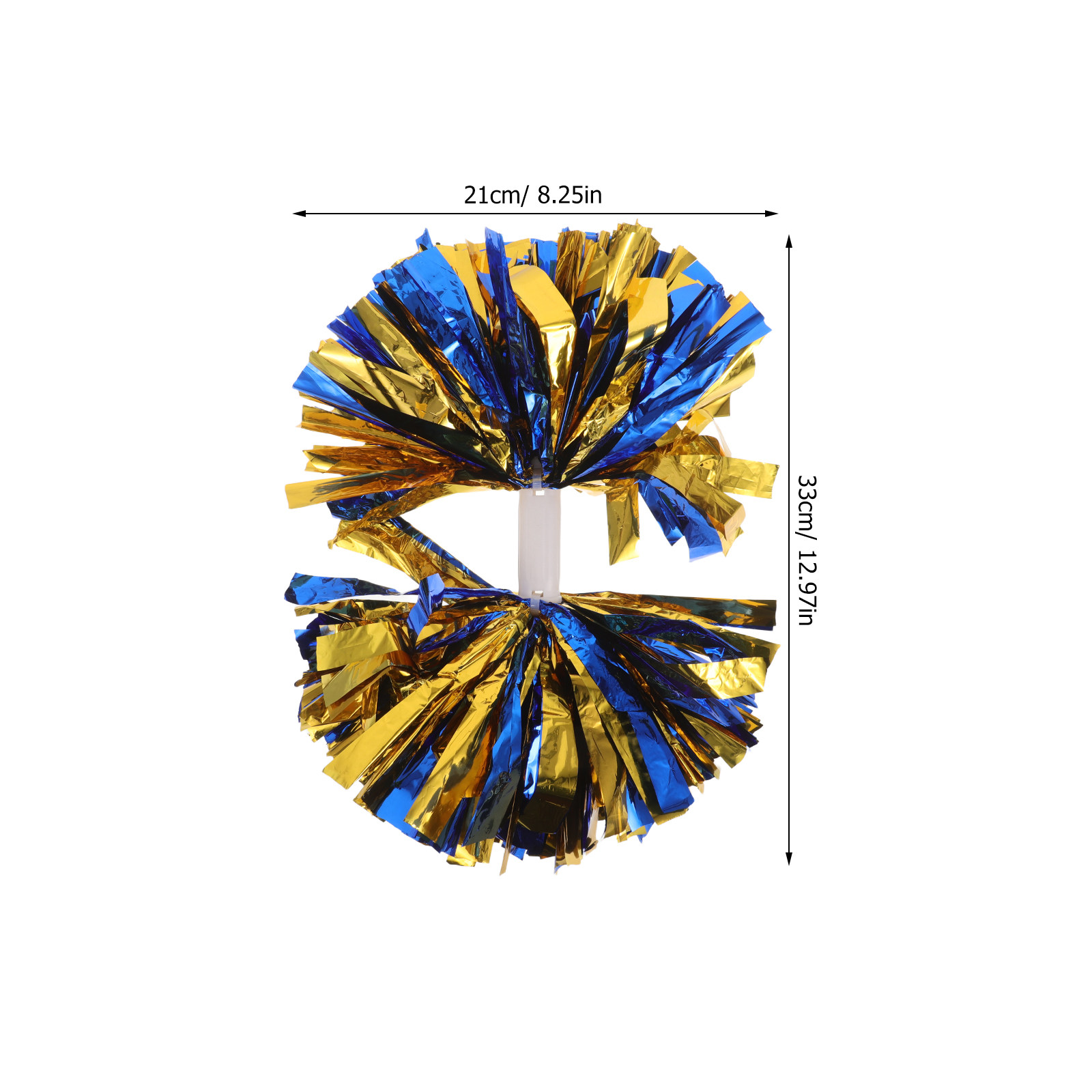 ダンスチームやスポーツゲームで使用できる、メタリック素材のハ - Cheerleading Pom Pom のレビューと価格