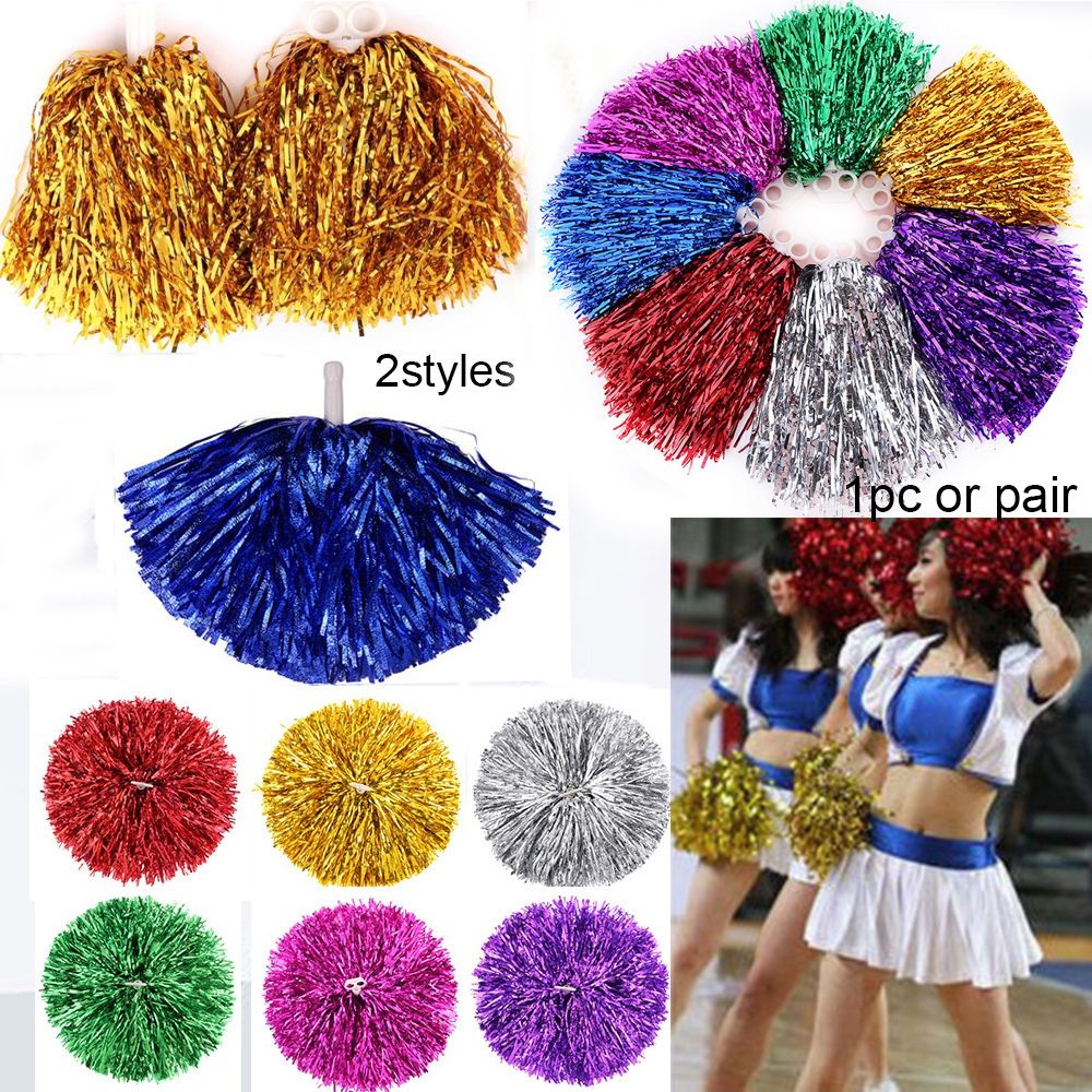 コスチューム ダブルホールハンドル チアリーディング 応援ボ - Cheerleading Pom Pom のレビューと価格