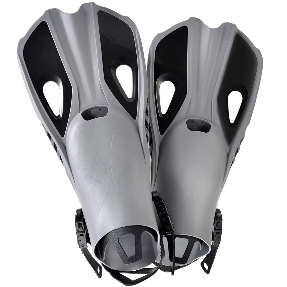 シリコンシュノーケルスイムフリッパー、カエルの靴、アヒルのウ - Swim Fin Short Blade のレビューと価格