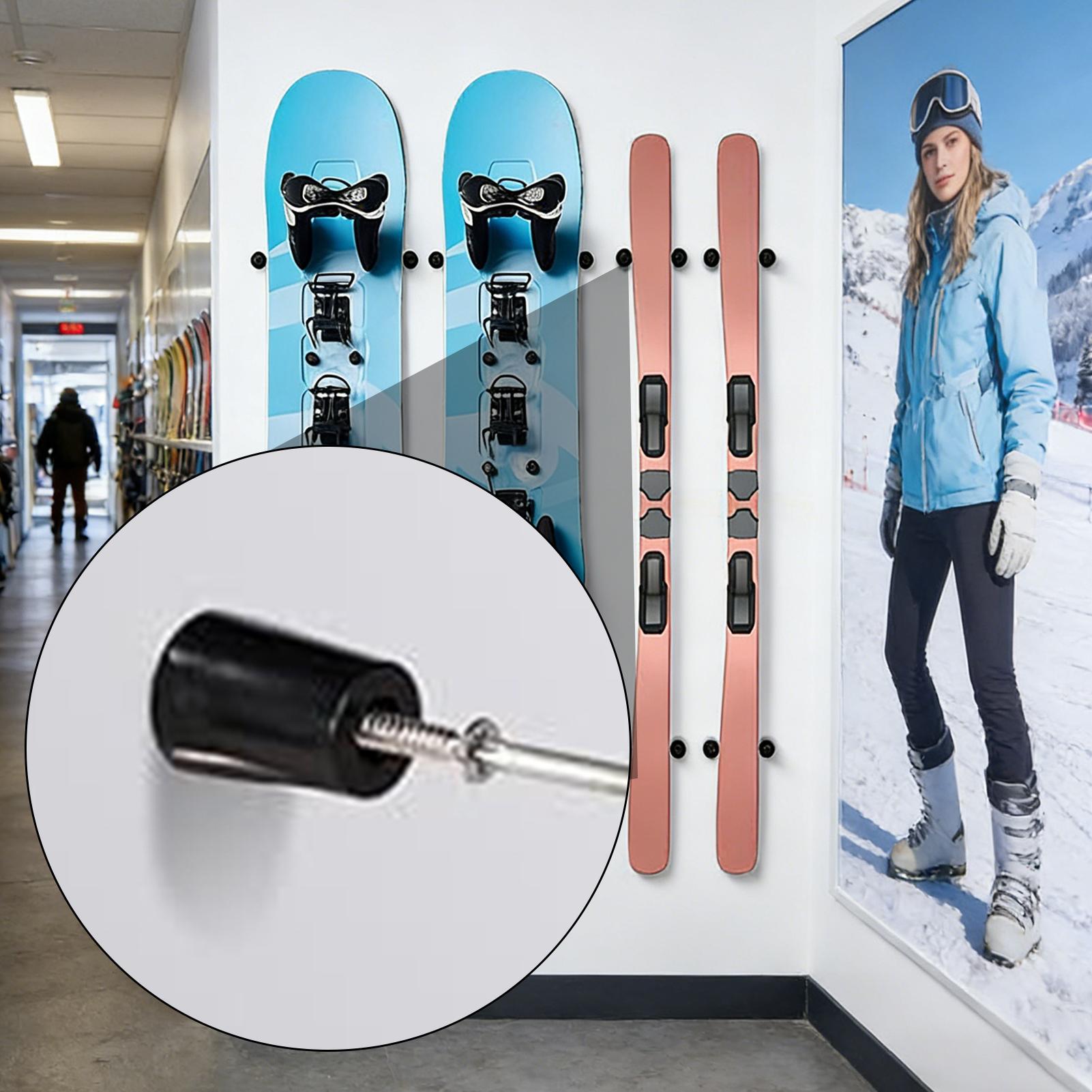 壁掛け式スキー/スノーボードホルダー、垂直スノーボードギアハ - Sports Equipment Shop のレビューと価格