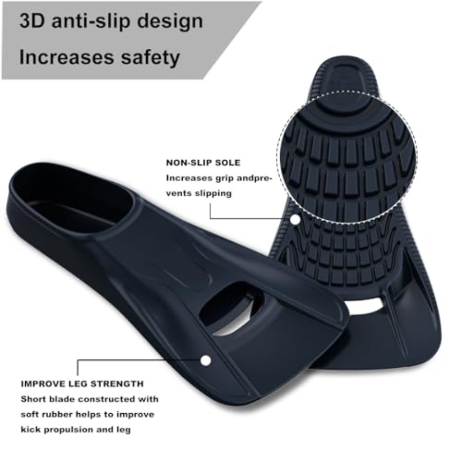 水泳フィン 大人用スイムトレーニングフィン プールラップスイ - Swim Fin Short Blade のレビューと価格