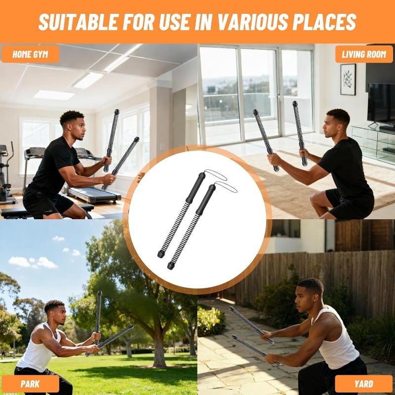 ワイヤレススイングコンバットロープ、2個セット – 腕力強化 - Sports Equipment Website のレビューと価格