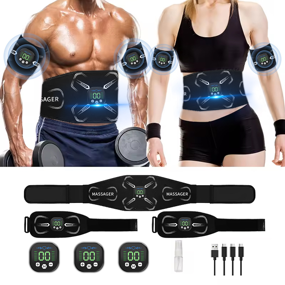 EMS 筋肉刺激装置腹部トレーナー腹筋トナー腕腹脚エクササイ - Sports Equipment Website のレビューと価格